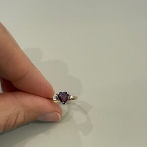 Purple Heart Ring